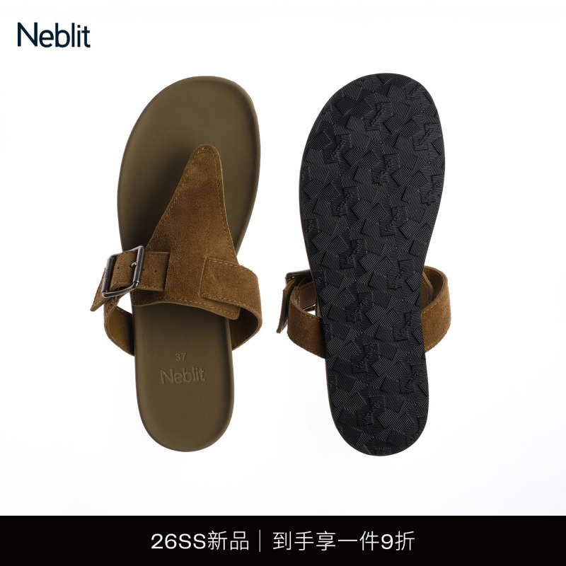 Neblit Nuovo 2026Ss New Lightweight Adjustable Strap Flip-Flops, Unisex Style