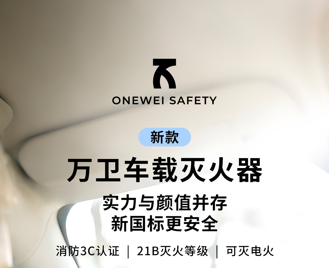 Огнетушитель автомобильный ONEWEI SAFETY MSWJ620C (1 шт)