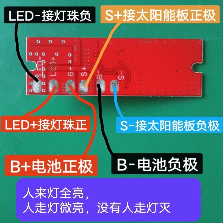 Integrated New Solar Street Light 3.2V3.7V Universal Human Body Radar Sensor Controller with Remote Control