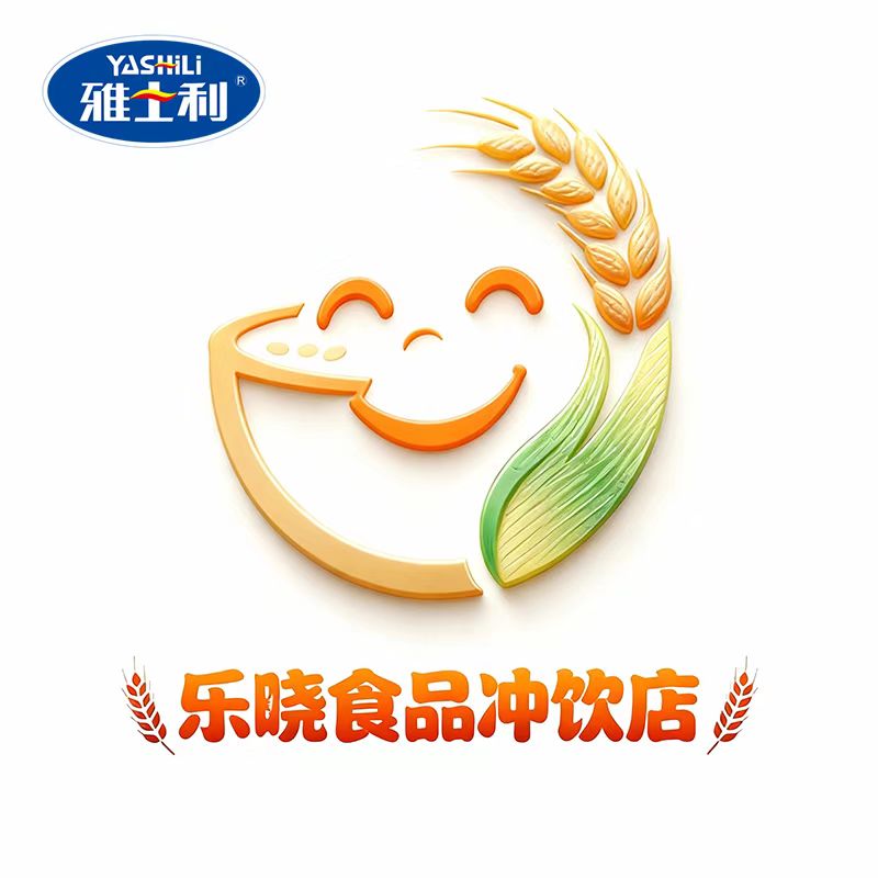 乐晓食品冲饮店的LOGO