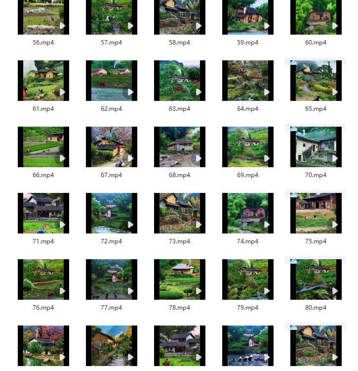 图片[4]-144款唯美农村乡村风景农忙劳作打趣童年回忆情感治愈高清短视频素材【电商热销1355】-暗冰资源网