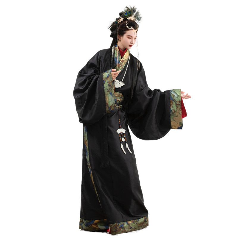Nanxiang Jin Xia Luo Shu original Warring States robe, Hanfu Mashan Chu Tomb, improved version of the straight-hem robe daily with a large new release