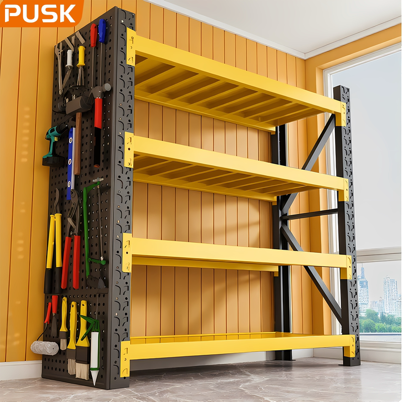 Multi-Layer Storage Shelves for Home Use, Steel Floor-Standing Heavy-Duty Storage Racks for Warehouses, Supermarkets, and Express Delivery Storage Multi-Layer Storage Shelves for Home Use, Steel Floor-Standing Heavy-Duty Storage Racks for Warehouses, Supermarkets, and Express Delivery Storage