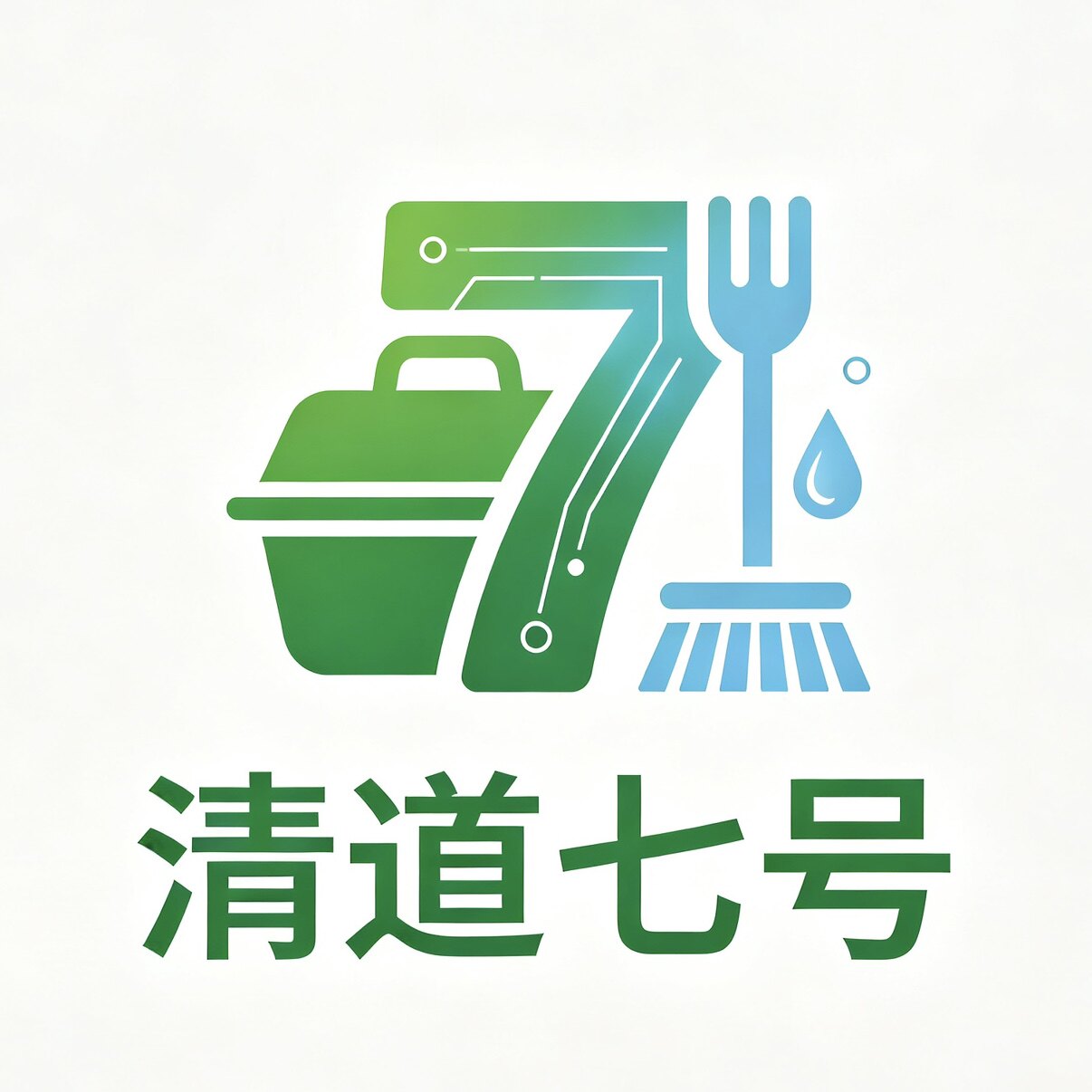 清道七号环保餐具工厂店的LOGO