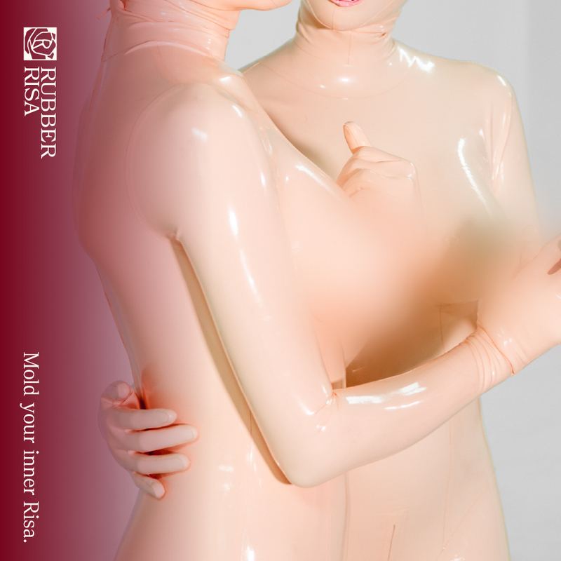【Rubberrisa】Kigurumi Form-Fitting Full-Body Latex Bodysuit in Various Skin Tones Kig Latex Suit