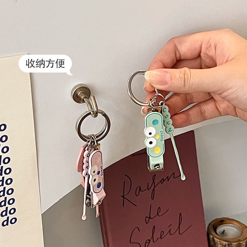 Cute Nail Clippers, Multifunctional, High-Looking, Stainless Steel Manicure and Nail Clippers, Ins-Style Portable Nail Clippers for Girls Cute Nail Clippers, Multifunctional, High-Looking, Stainless Steel Manicure and Nail Clippers, Ins-Style Portable Nail Clippers for Girls