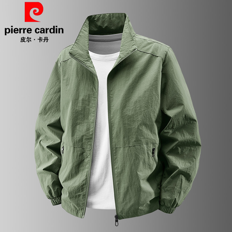 Pierre Cardin Stand-Up Collar Jacket Men's Winter Softshell Jacket Men's Autumn and Spring 2026 New Style