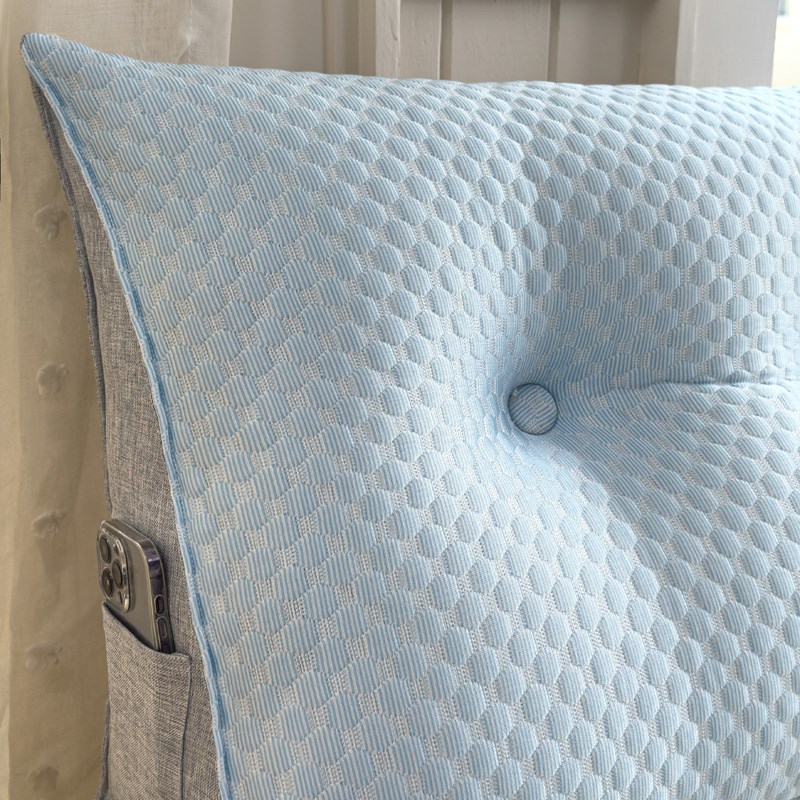 Cool/Bingdoudou Bedside Cushion 20u25 New Bed Thickened Soft Pack Backrest Waist Protector Bay Window Cushion