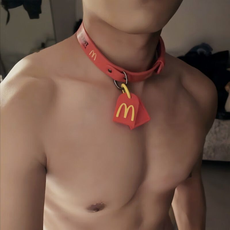 2025 Mcdonald's My Gold Dog Collaboration Limited Edition Anti-Shedding Cute Adjustable Neck Collar