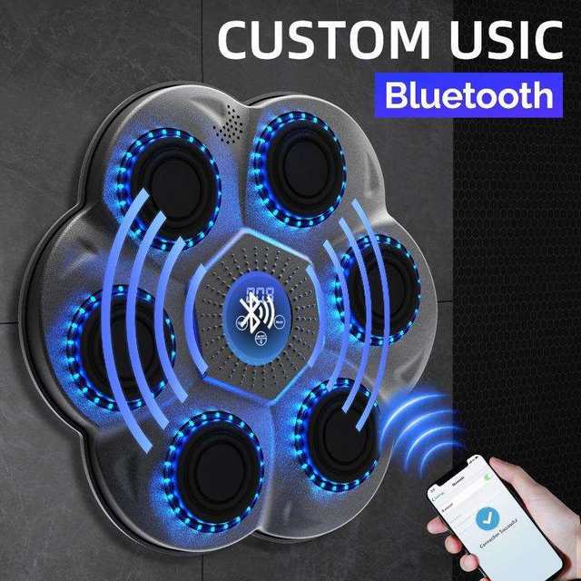 Smart Music Boxing Machine for Home Use, Wall Target for Adults and Children, Indoor Electronic Target for Reaction Training, Martial Arts Training Toy