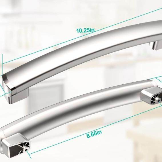 Upgraded Version Wb15X21101 Microwave Oven Door Handle Replacement Part Compatible with Ge Household Kitchen Appliances