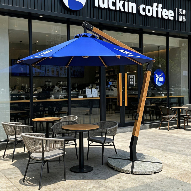 Outdoor Roman Umbrella, Courtyard Sunshade Umbrella, Cafe Terrace Outdoor Garden Villa Commercial Large Sun Protection Umbrella Outdoor Roman Umbrella, Courtyard Sunshade Umbrella, Cafe Terrace Outdoor Garden Villa Commercial Large Sun Protection Umbrella