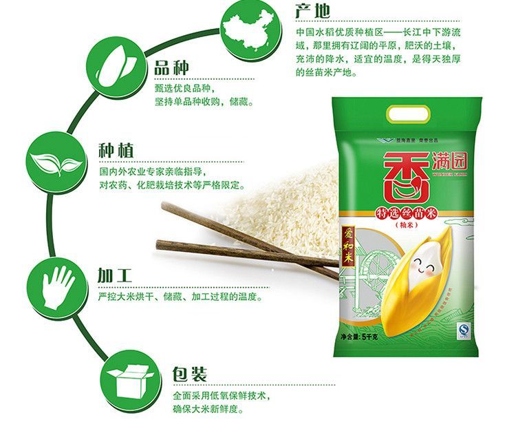 安享好物 安享A级籼米-香满园特选丝苗米 国标 