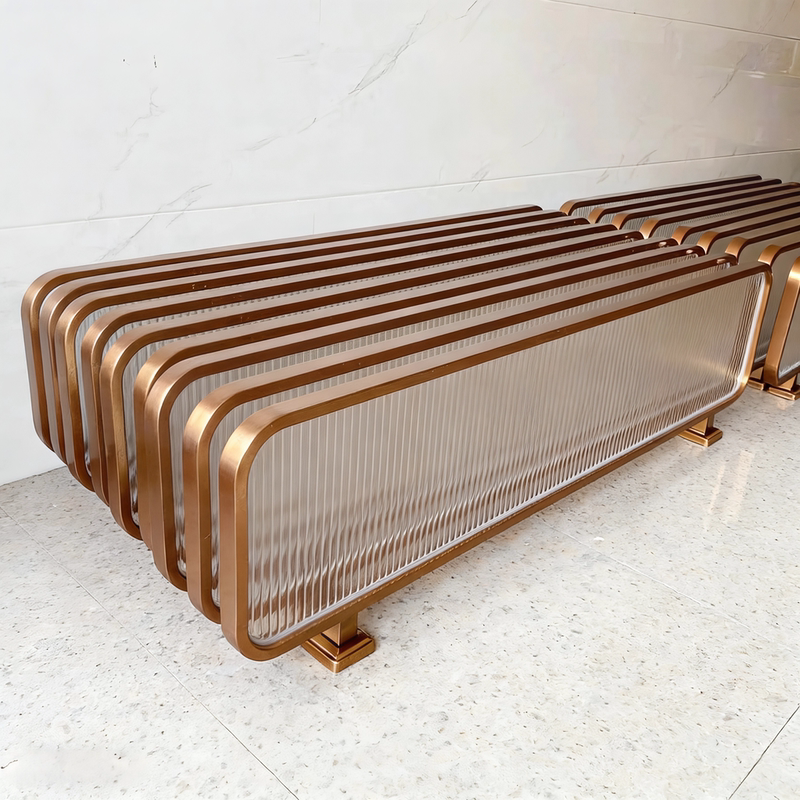 Restaurant Booth Glass Partition Wrought Iron Stainless Steel Hot Pot Barbecue Shop Half-Wall Screen Aisle Fence Blocking Grille