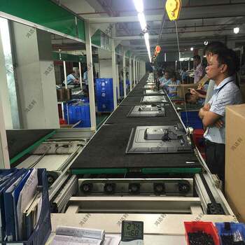 Shenzhen tv assembly flow tv set line automatic water automatic assembly full wiring precision intelligent equipment conveyor belt transportation