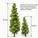 1/87/64 Scale Artificial Pine Tree Model Miniature Diorama Mountain War Scene Military Green Pine Tree DIY Materials