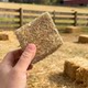 Scenario model simulated haystack micro landscape sand table American farm simulated haystack dry straw handmade DIY materials
