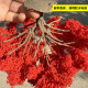 Scenery Model Landscape Tree 15cm Broad-Leaf Red Umbrella Iron Wire Tree Dollhouse Miniature Landscaping Handmade DIY Materials