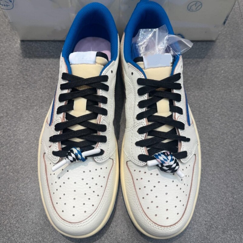 Baone Tommy/Baoni Tommy 2026 New Model Lightning 2.0 Lychee Texture White and Blue Sneakers