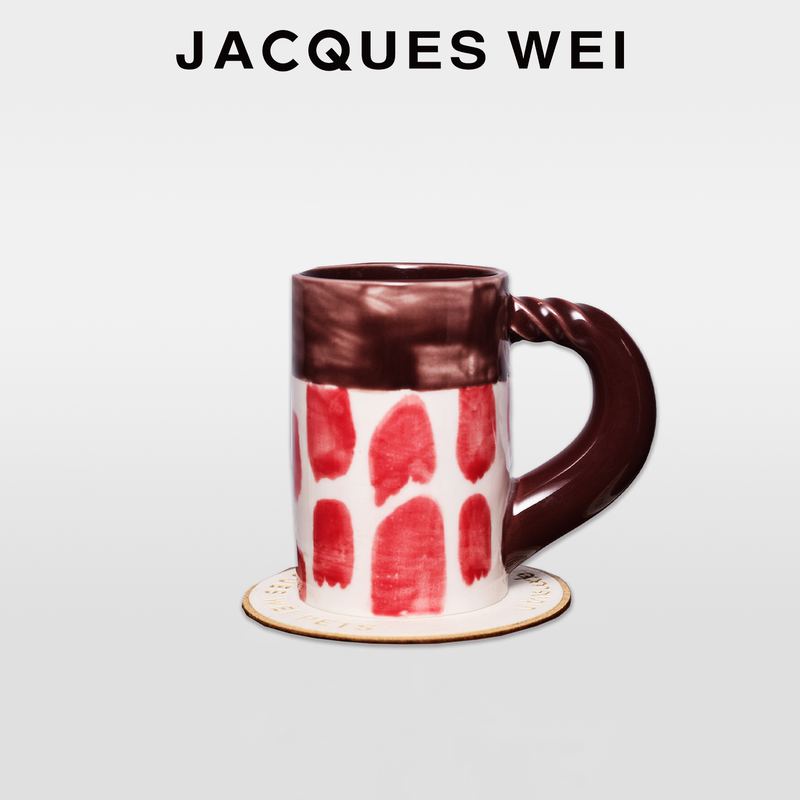 Jacques Wei Solomon Column Large Capacity Ceramic High-Quality Mug with Unique Design, a Niche Souvenir Jacques Wei Solomon Column Large Capacity Ceramic High-Quality Mug with Unique Design, a Niche Souvenir