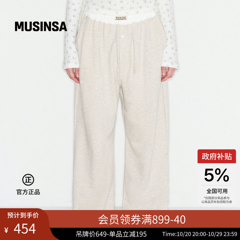 Rockcake Korean Style Women's Autumn Loose Versatile Waist Jogger Pants Fashion Casual Long Pants Musinsa Rockcake Korean Style Women's Autumn Loose Versatile Waist Jogger Pants Fashion Casual Long Pants Musinsa