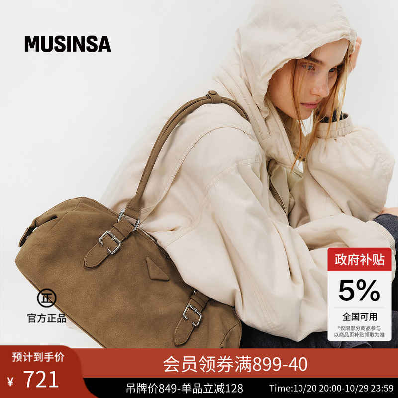 Fennec Korean Style 26 Autumn and Winter New Casual Soty Buckle Shoulder Crossbody Handbag Musinsa