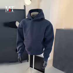High-End American-Style Heavyweight Hooded Sweatshirt for Men 2025 New Spring, Autumn and Winter Loose-Fitting Hoodie Jacket for Men