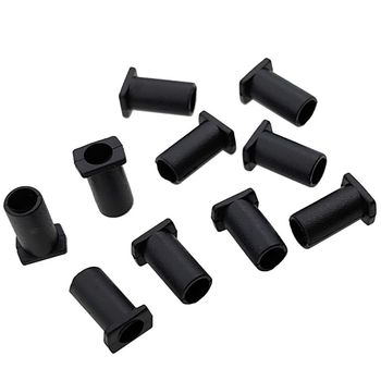 Power cord buckle, protective cover, chassis fixed plastic cable t-shaped extended version t3.5mm inner hole black and white