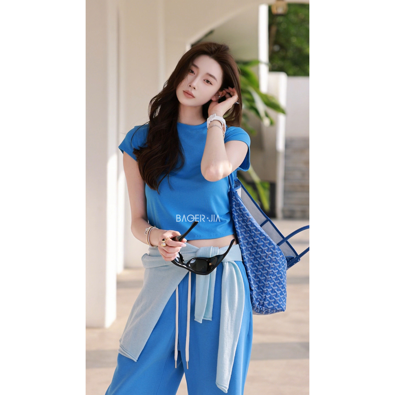 God t Brand Bao'Er Home Bl144726103 New Colorful Candy Slim Fit Comfortable Cotton Top T-Shirt God t Brand Bao'Er Home Bl144726103 New Colorful Candy Slim Fit Comfortable Cotton Top T-Shirt