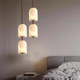 Marble Bedroom Bedside Small Chandelier Modern Simple Light Luxury Creative Designer Restaurant Leisure Bar Table Lamp
