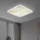 Modern Minimalist All-Copper Marble Lamp Living Room Ceiling Lamp New Chinese Style Square Bedroom Study Minimalist Ultra-Thin Ceiling Lamp
