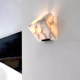 French Pierre Chareau Imported Natural Marble Bedside Wall Lamp Italian Light Luxury Corridor Living Room Bedroom Lamp