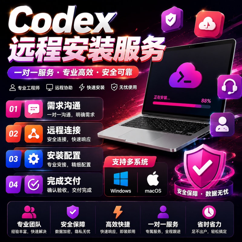 Codex Remote Installation/Configuration/Debugging, One-Click Deployment for Mac/Win/Solving Error Issues