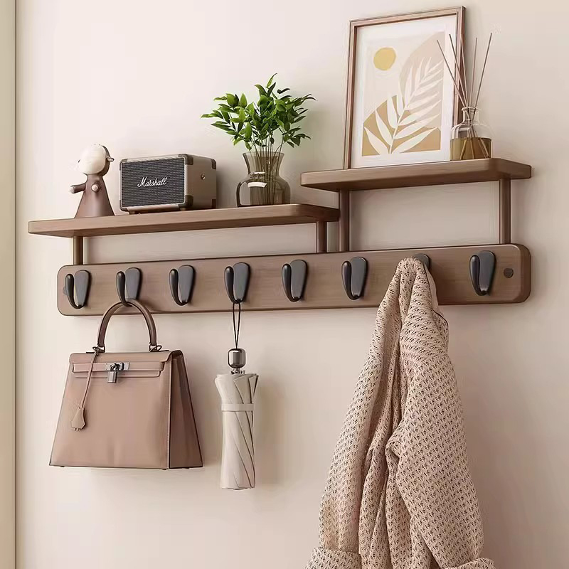 German Light Luxury Wall-Mounted Clothes Hanger, No Drilling Required, Strong Load-Bearing, 2026 New Model, Bedroom and Living Room Wall Clothes Hook