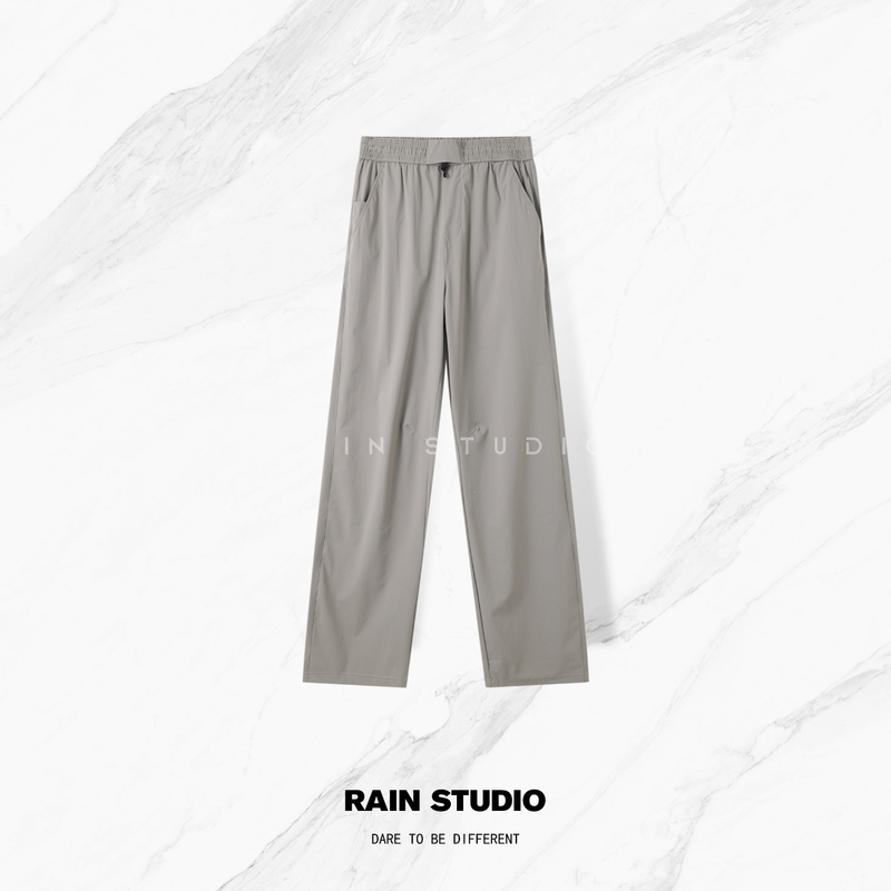 [Quick-Drying Pants] High-End Versatile Elastic Waist Slimming Comfortable Breathable Casual Pants 170g
