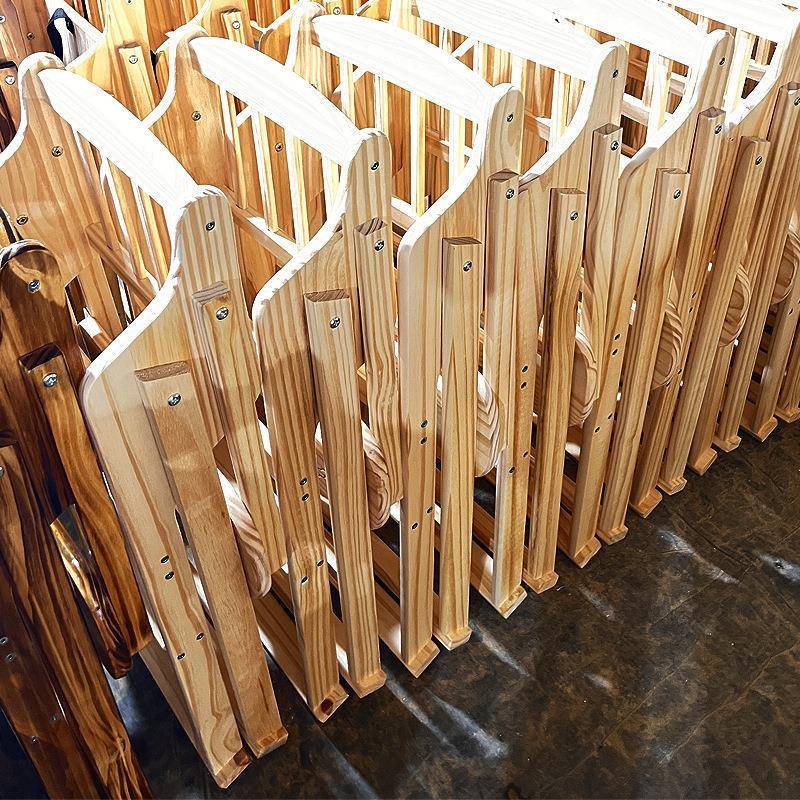 Baby dining chair solid wood children's table and chair household baby dining stool portable commercial foldable wine new style