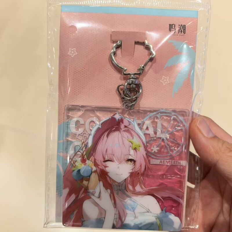 Mingchao Aemeath Character Acrylic Pendant Exquisite Anime Peripheral Keychain Collectible Ornament
