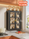 Kitchen Seasoning Storage Rack, Large-Capacity Wall-Mounted Spice Organizer for Condiment Bottles, Wall-Mounted Seasoning Cabinet