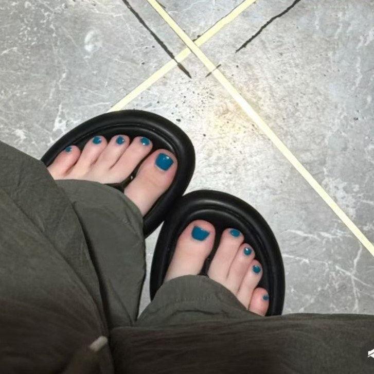 Haze Blue Toe Nail Polish, No-Bake, Non-Peelable, Long-Lasting, Non-Fading, Brightening, Popular among Students, Summer Use for Hands and Feet Haze Blue Toe Nail Polish, No-Bake, Non-Peelable, Long-Lasting, Non-Fading, Brightening, Popular among Students, Summer Use for Hands and Feet