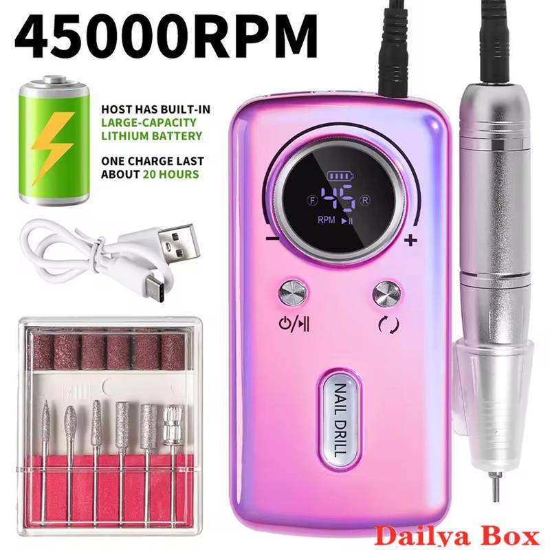 45000Rpm Electric Nail Files Manicure Polishing Machine
