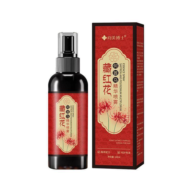 黑发养护新方案：藏红花何首乌精华喷雾的精准使用逻辑_其它护发_淘宝美妆网