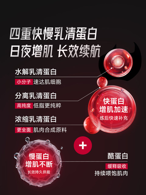 Foyes Whey Protein Powder Muscle Gaining Powder Men's Fitness and Body Shaping Isolated Whey Protein Powder Official Flagship Store