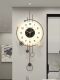 German Light Luxury Modern Minimalist Style Living Room Wall Clock 2026 New Model Clock Creative Punch-Free Wall-Mounted Clock for Dining Room