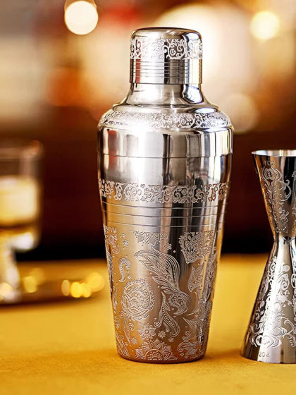 German Professional Light Luxury High-End Cocktail Shaker Three-Stage 500ml Shaker Cup Bar Professional Cocktail Shaker