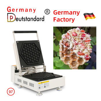 Commercial honeycomb waffle machine, quick bread waffle equipment, office dessert electric baking pan, honeycomb lattice waffle machine