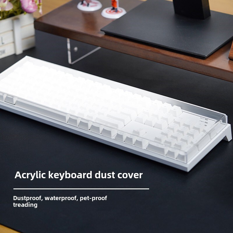Rk104 Mechanical Keyboard Dust Cover Acrylic Transparent Waterproof Cover 108/87/98 Anti-Step Keyboard Cover Protective Shell Rk104 Mechanical Keyboard Dust Cover Acrylic Transparent Waterproof Cover 108/87/98 Anti-Step Keyboard Cover Protective Shell