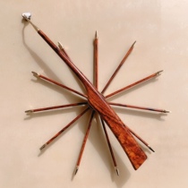 Kai Hwa Flat Rod Bag Wood Red Acid Branch Professional Wooden Pole High-end Kehua Pan Hawk Wheel