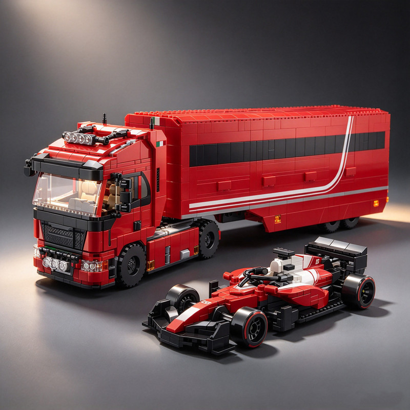 City Car Formula Racing Transport Vehicle Off-Road Vehicle Tow Truck Assembly Model Building Blocks Boy Toy Big Truck City Car Formula Racing Transport Vehicle Off-Road Vehicle Tow Truck Assembly Model Building Blocks Boy Toy Big Truck