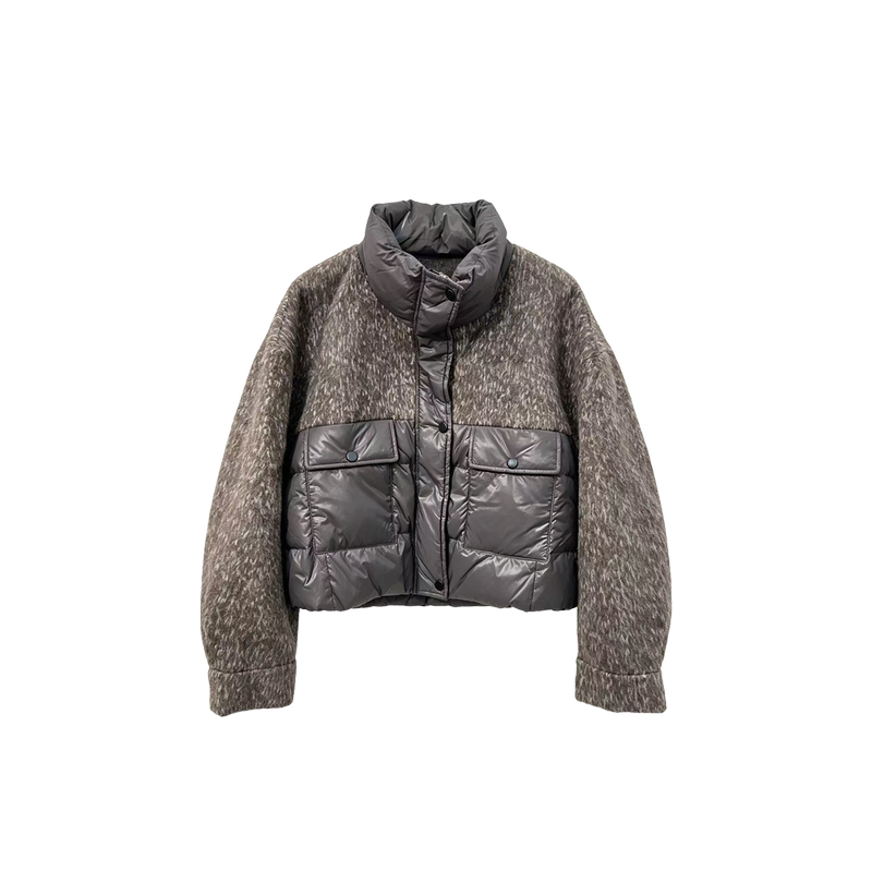 [Exclusive for Little Corn] Patchwork Coat Wq1111