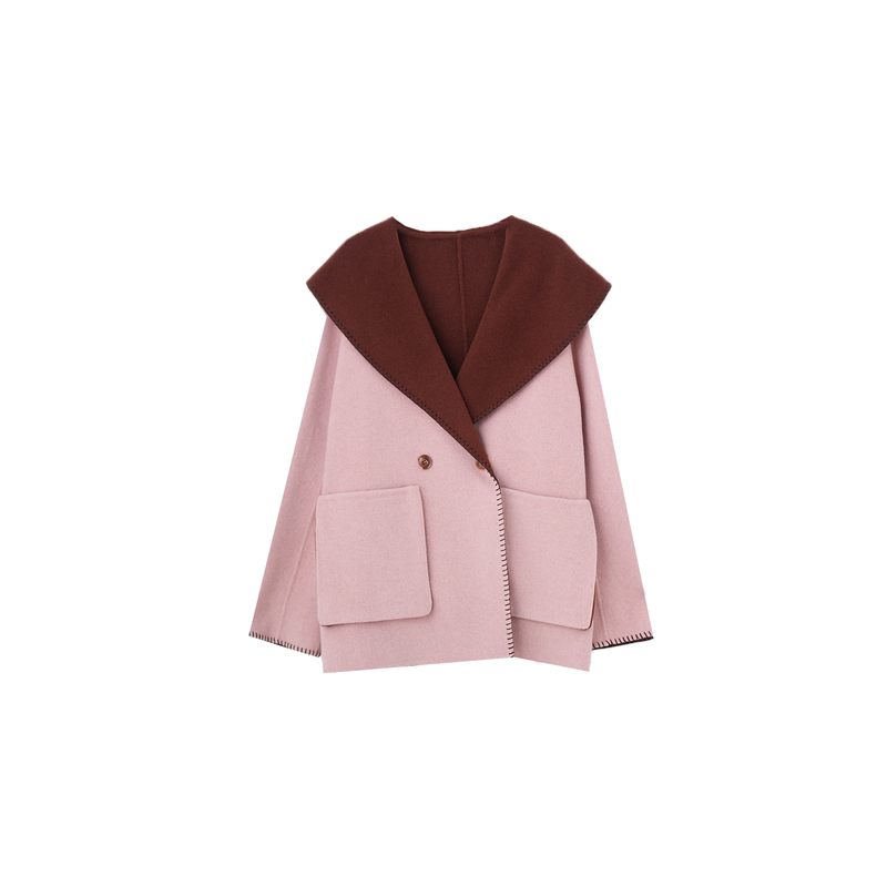 [Exclusive for Little Corn] Two-Tone Coat Cg1407